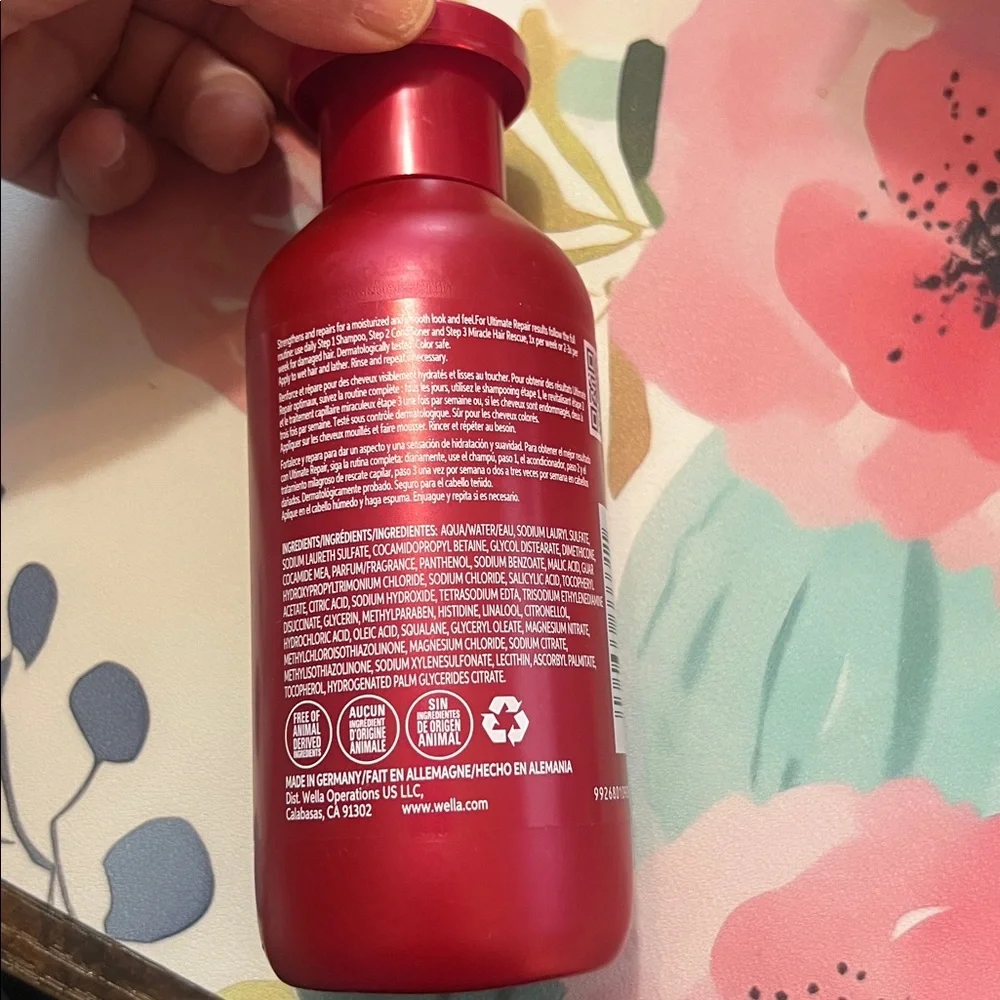 Wella Ultimate Repair Shampoo 8.4oz. New